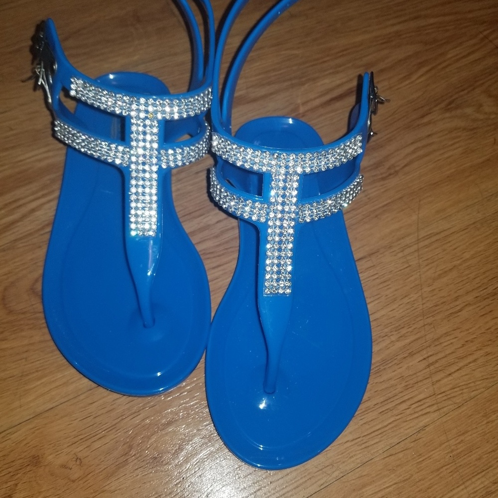 Blue Sandals